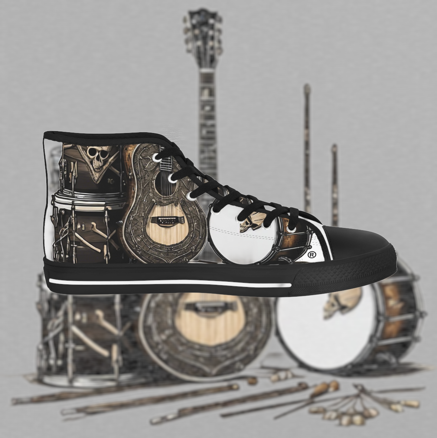 Bad Luk Jo Men's High Top Sneakers - FREE STANDARD SHIPPING