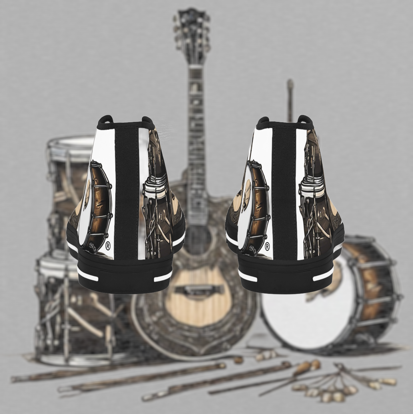 Bad Luk Jo Men's High Top Sneakers - FREE STANDARD SHIPPING