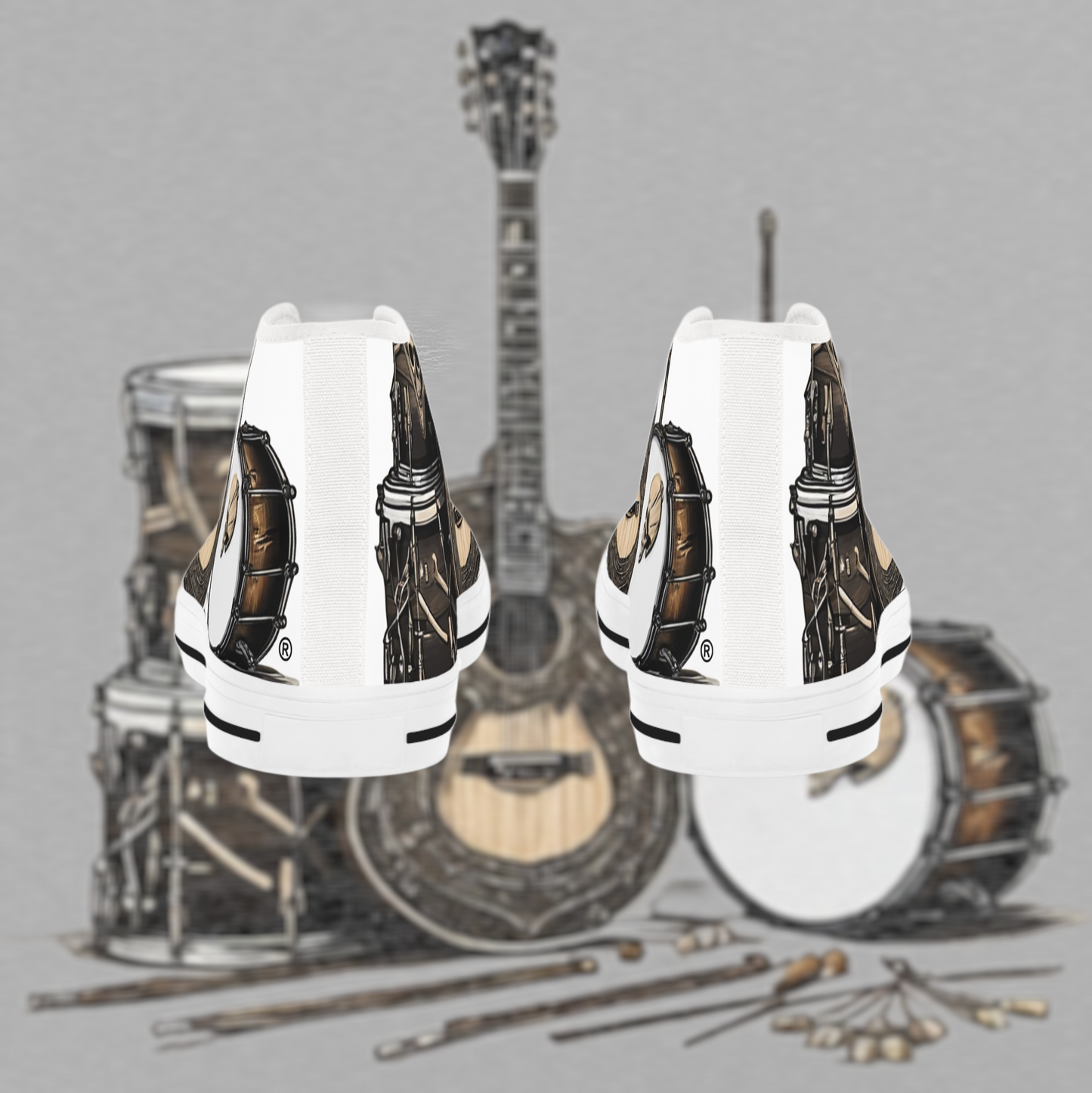 Bad Luk Jo Men's High Top Sneakers - FREE STANDARD SHIPPING