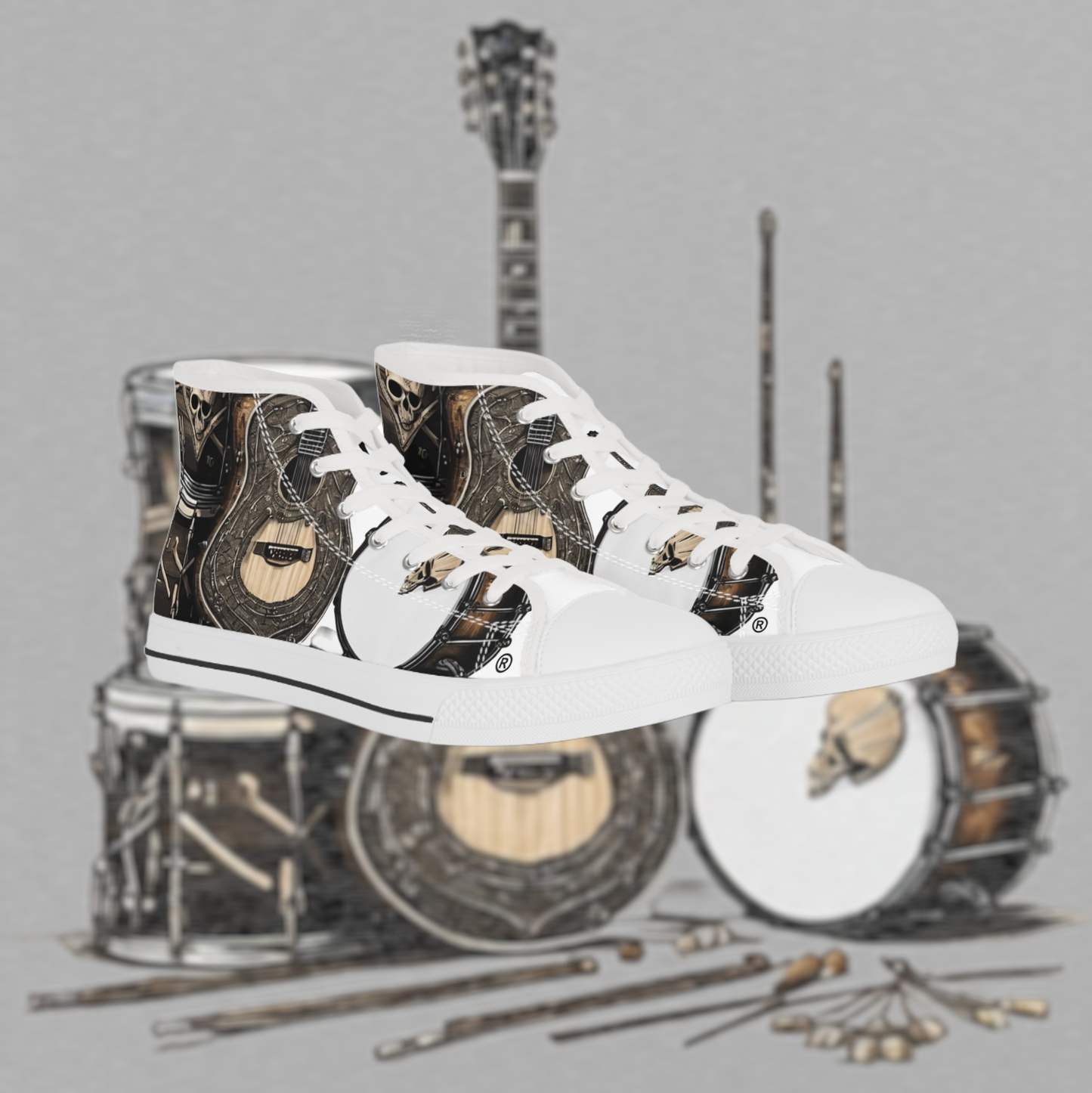 Bad Luk Jo Men's High Top Sneakers - FREE STANDARD SHIPPING