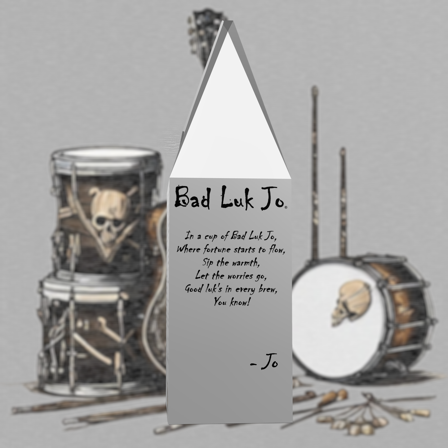 Bad Luk Jo Light Roast Ground Coffee - There's Good Luk in Every Cup - 12oz. - FREE STANDARD SHIPPING