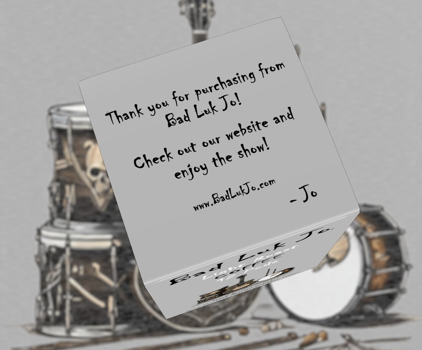 Bad Luk Jo Light Roast Coffee Pods / Cups - There's Good Luk in Every Cup - 12 Pods / Cups - FREE STANDARD SHIPPING