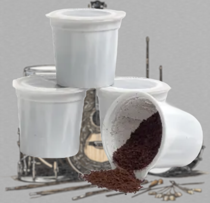 Bad Luk Jo Medium Roast Coffee Pods / Cups - There's Good Luk in Every Cup - 12 Pods / Cups - FREE STANDARD SHIPPING